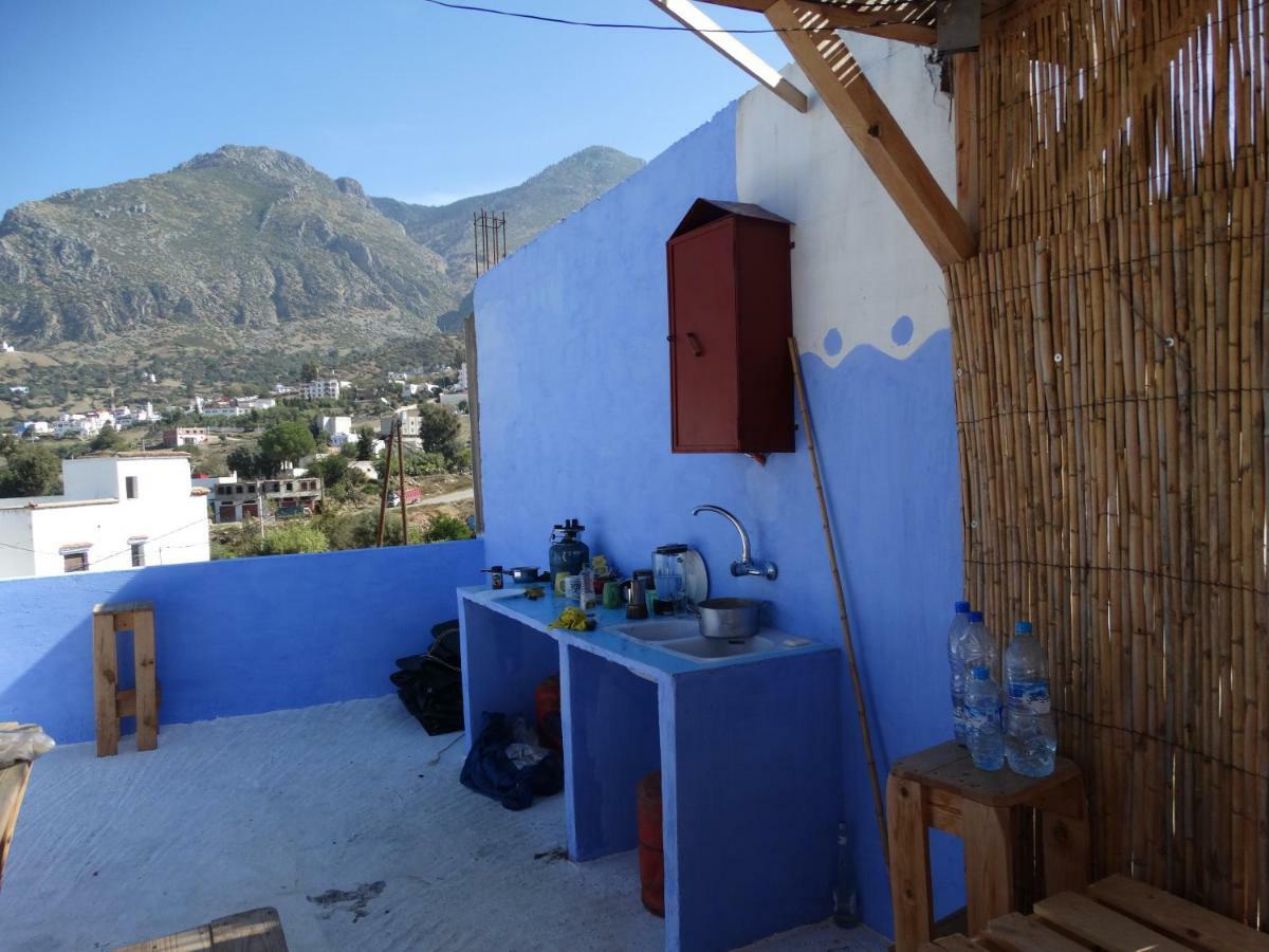 Alibaba Apartment Hostel Bamboo Rooftop Room Chefchaouen Exteriör bild
